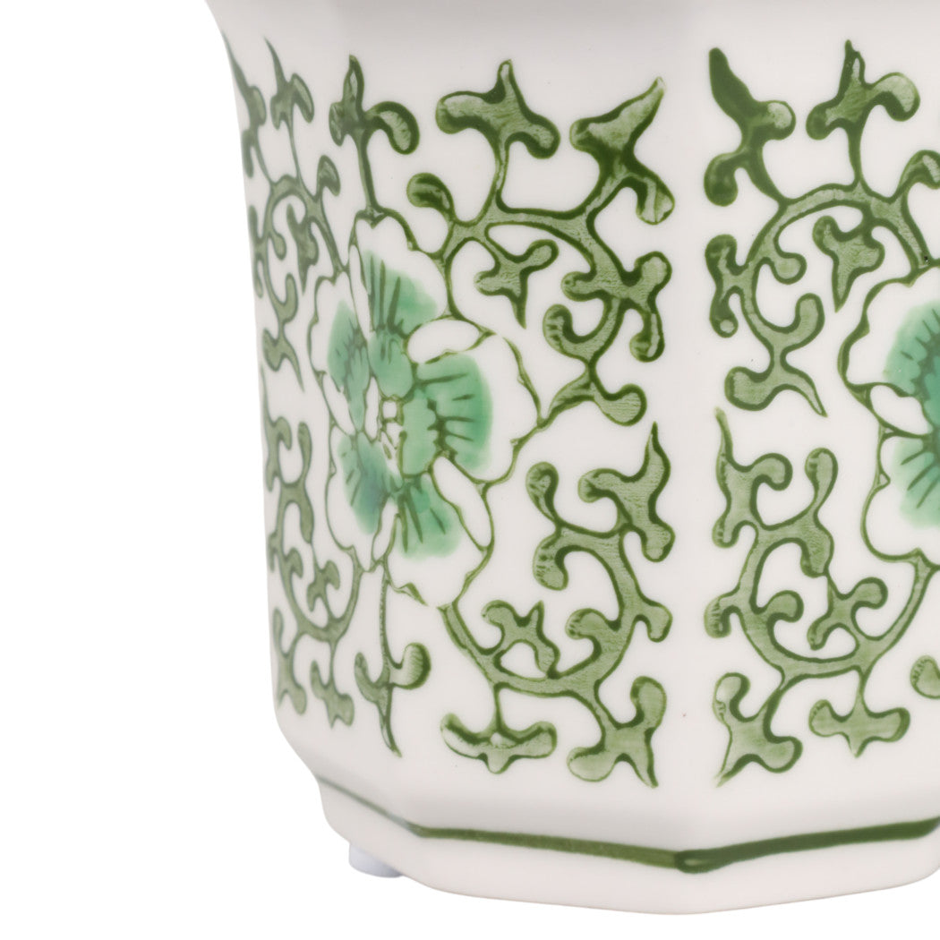 Plumeria Green Scallop Candle