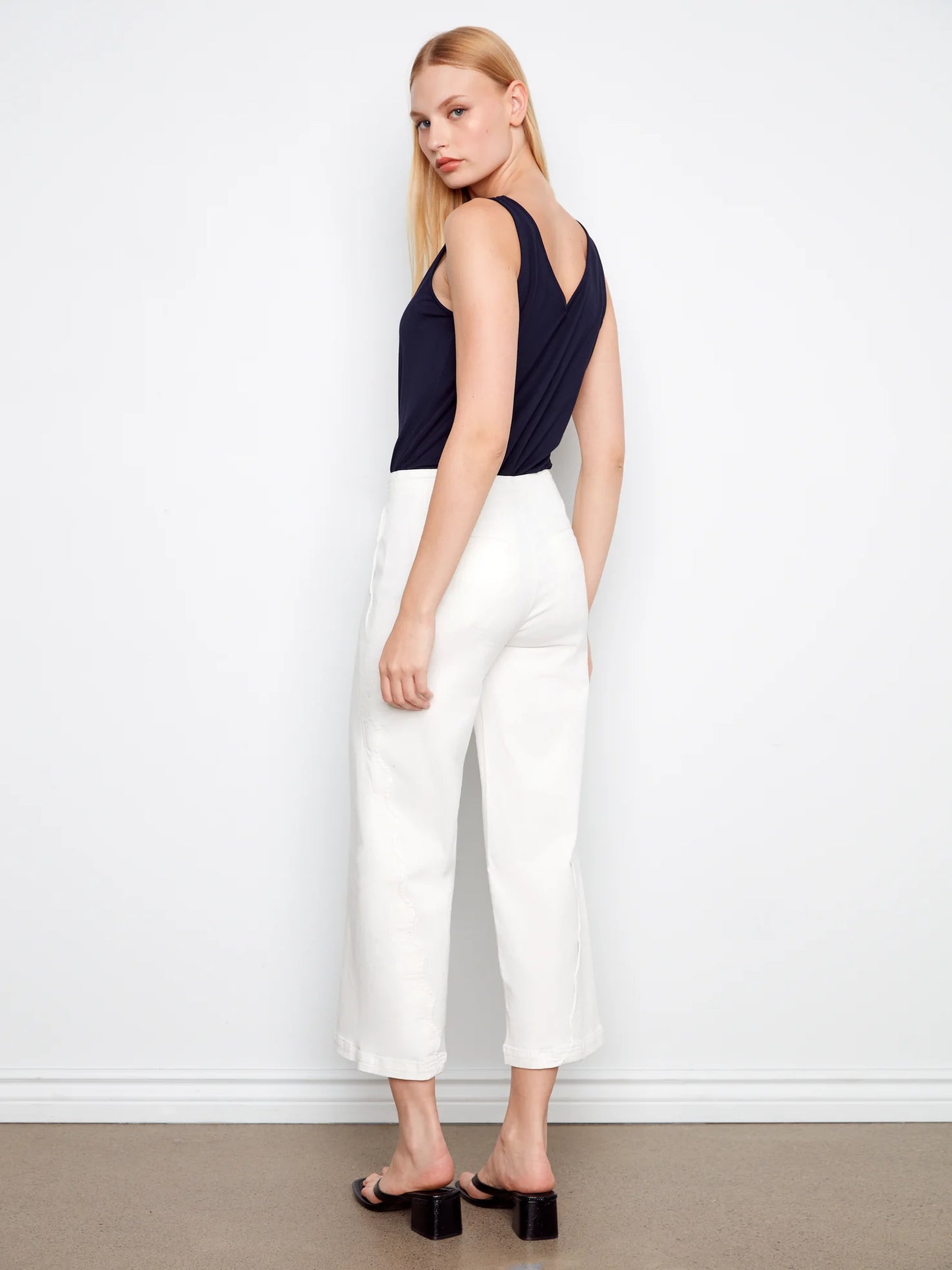 Scallop Edge Wide Leg