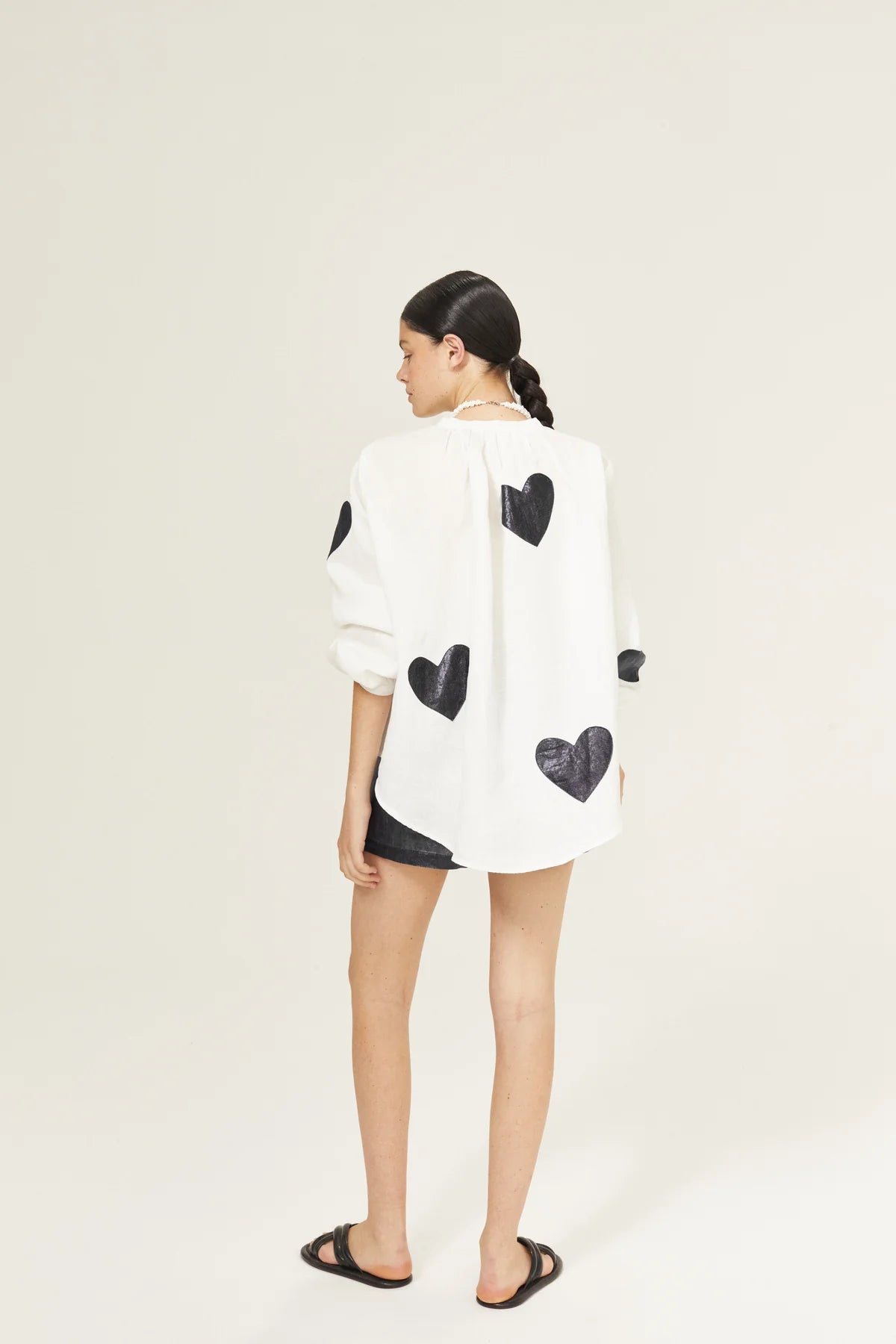 Cupid Shirt - Black Hearts