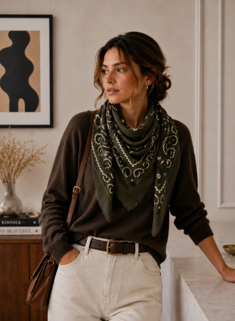 Bandana Scarf - Green