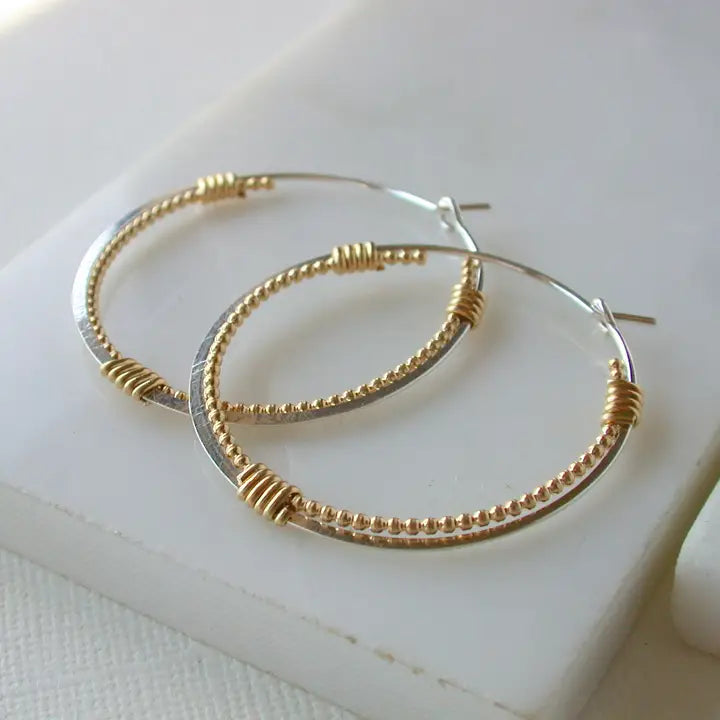 Fancy Double Hoop