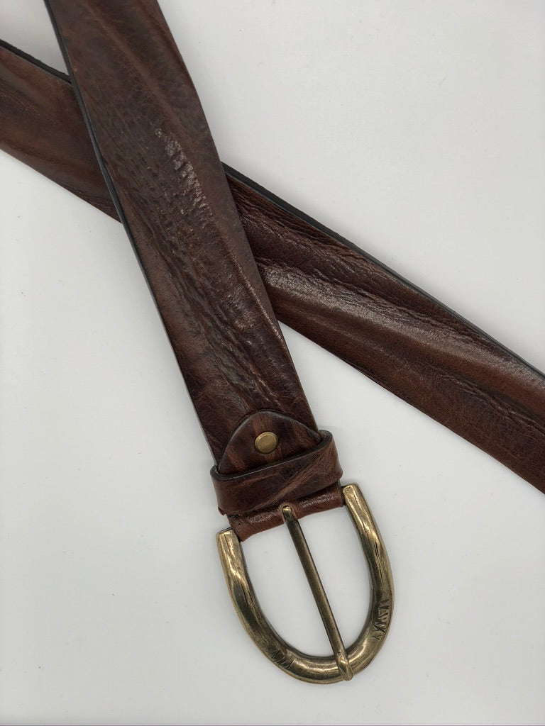 Italian Leather Belt Brown