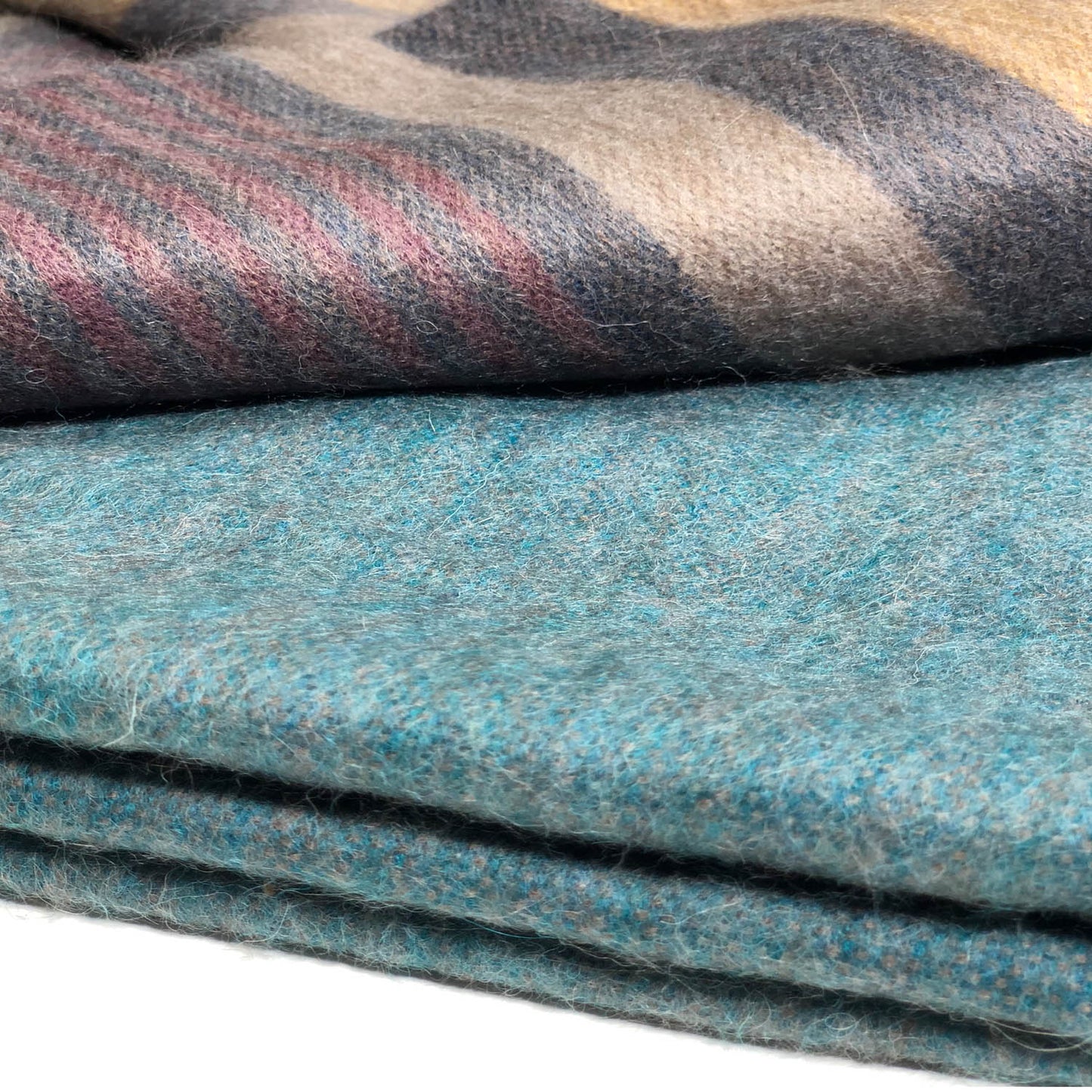 Alpaca Throw Blanket - Jade Forest