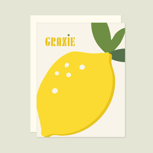 Lemon Grazie Thank You Card