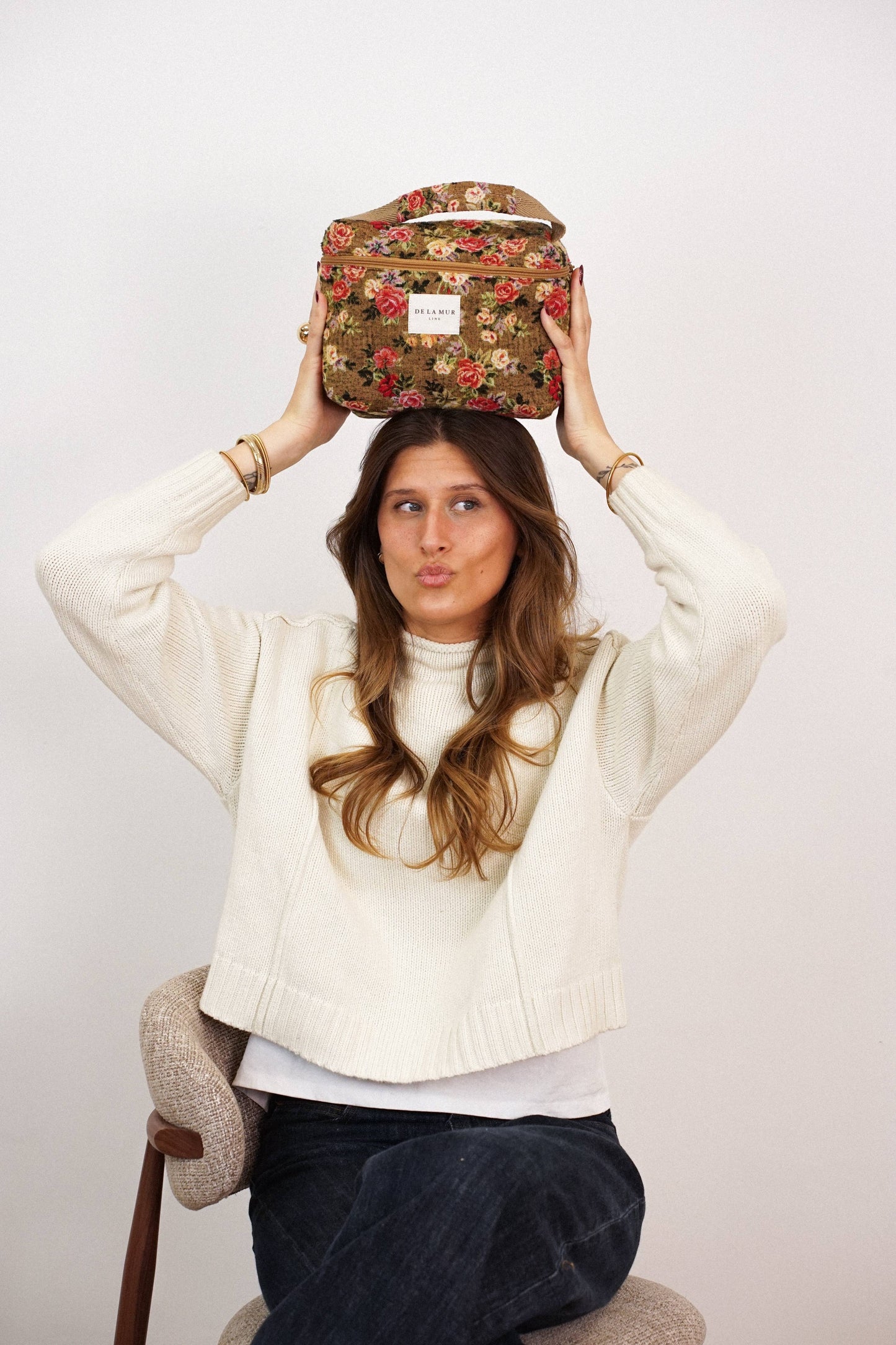Esme Large Squared Makeup Bag