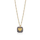 Square Pendant Heart Necklace
