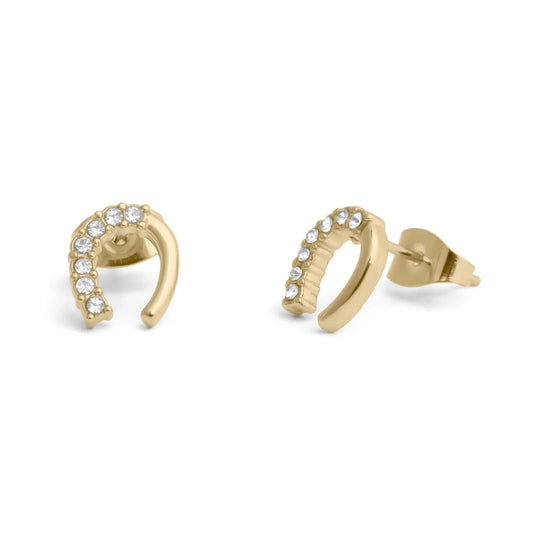 Horseshoe Stone Studs