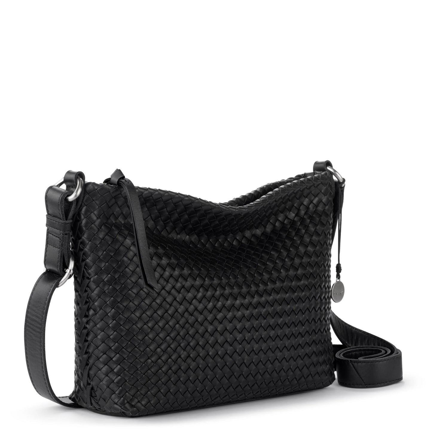 Melrose Woven Crossbody - Black