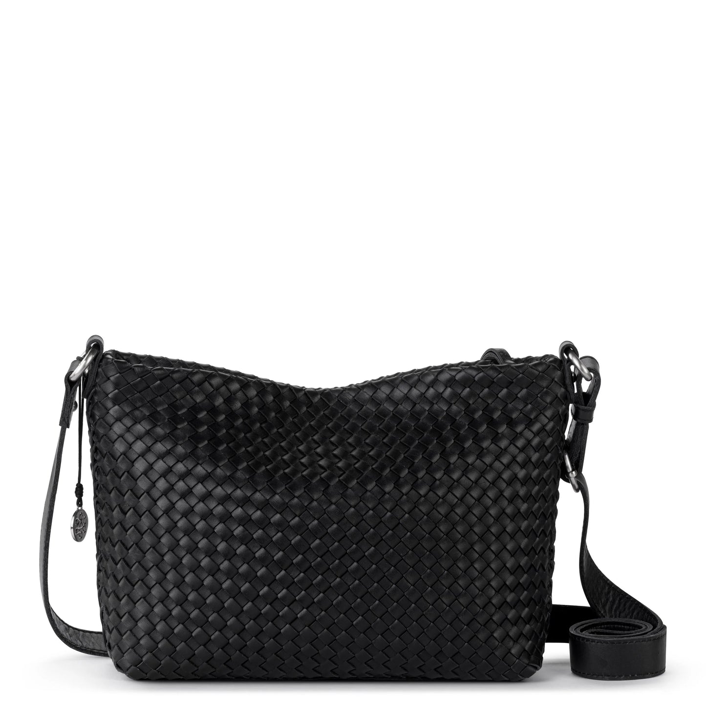 Melrose Woven Crossbody - Black