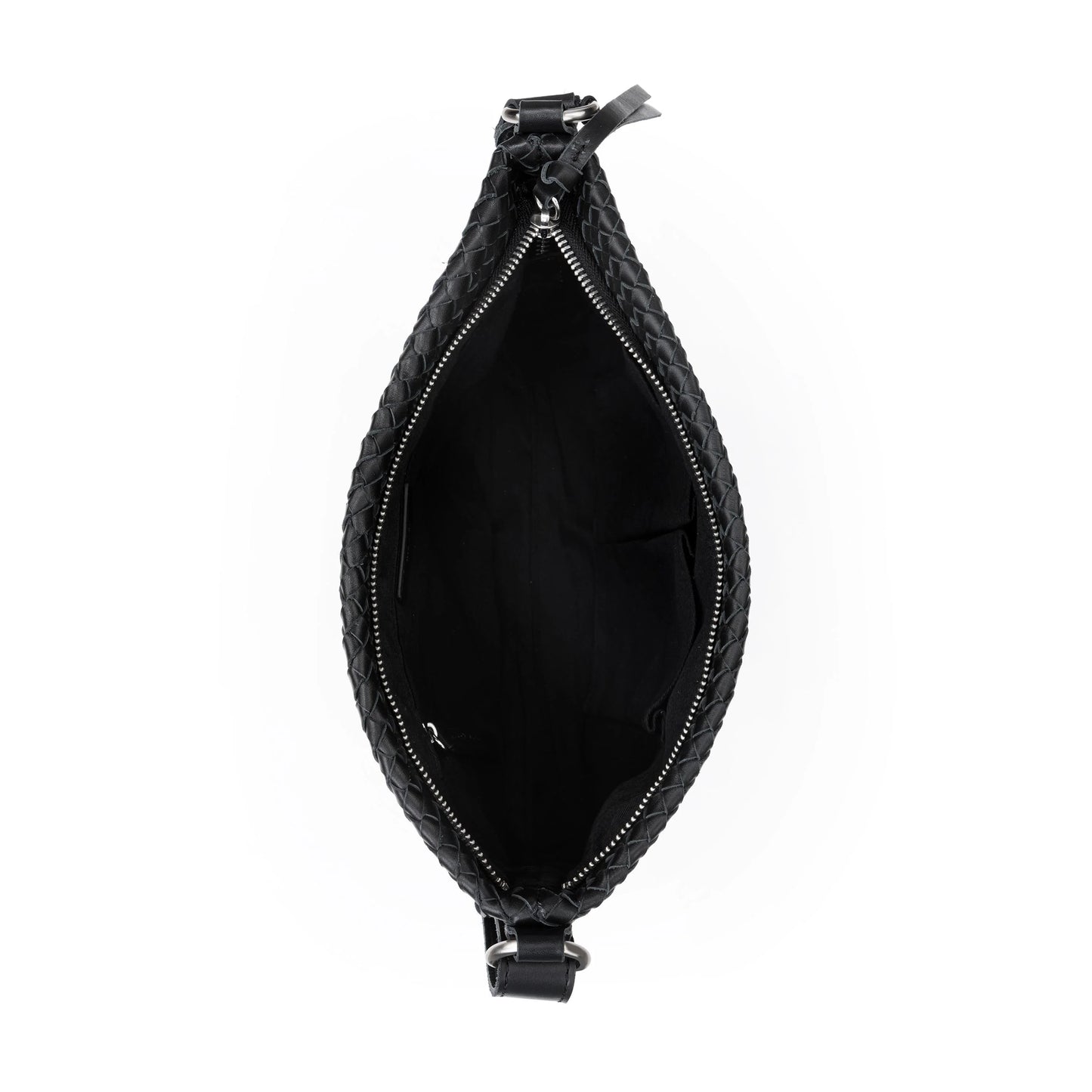 Melrose Woven Crossbody - Black