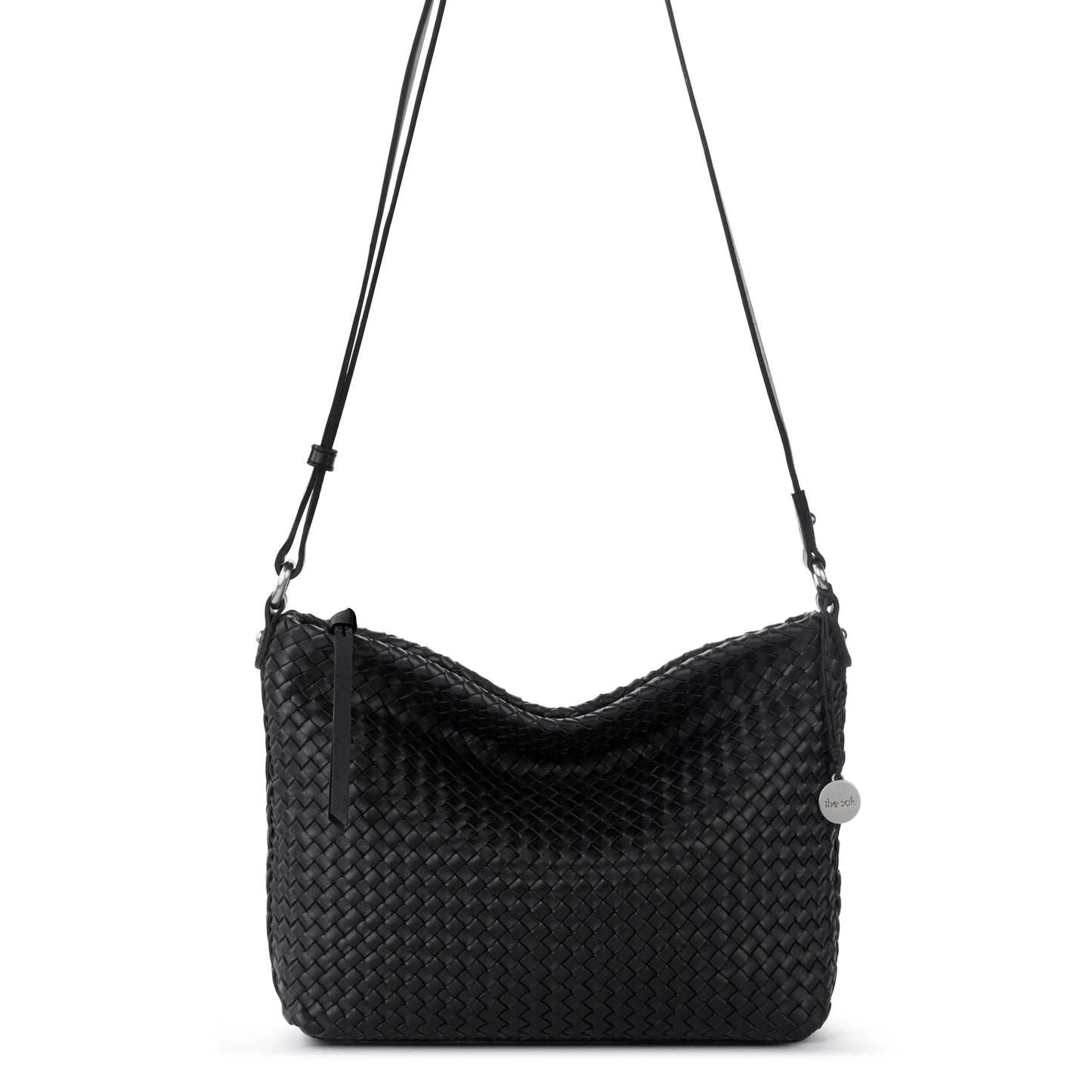 Melrose Woven Crossbody - Black