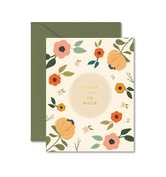 Thank You So Much Greeting Card