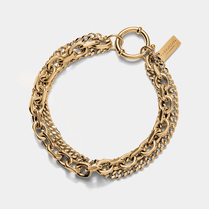 Atlas Double Chain Bracelet