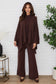 Knit Dolman Cardigan - Chocolate