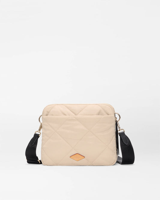 Madison Crossbody - Buff/Black