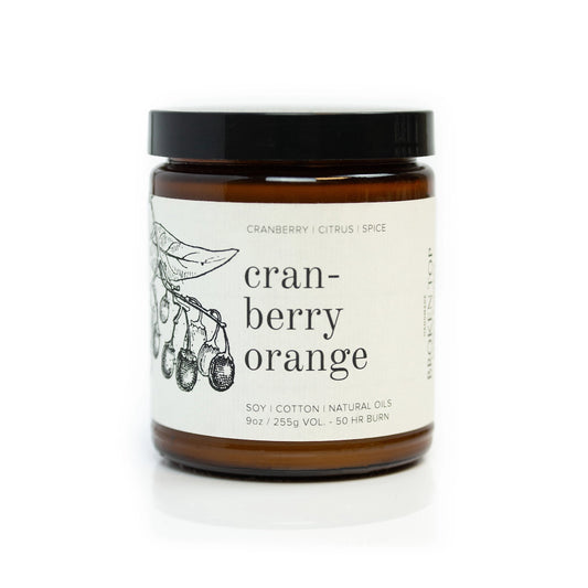 Cranberry Orange Candle - 9 oz
