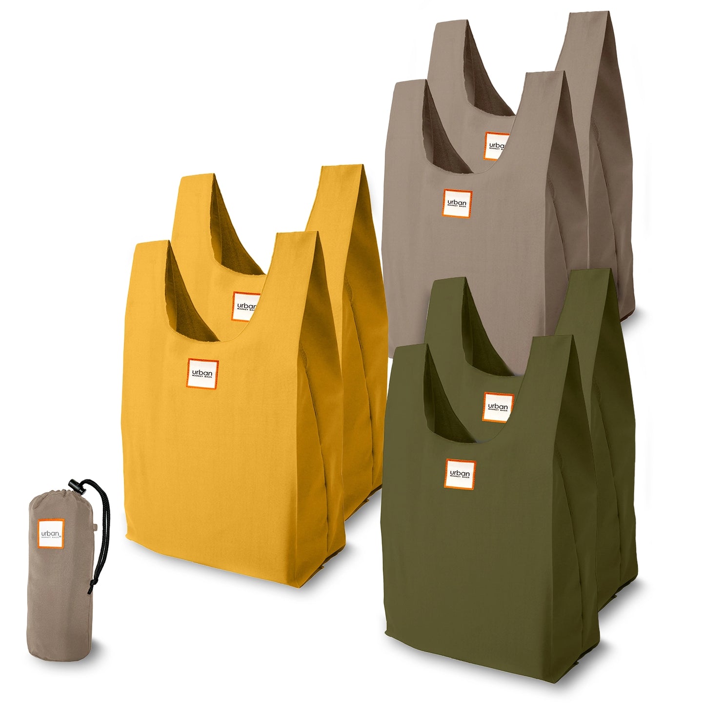 6 Pack Market Bags