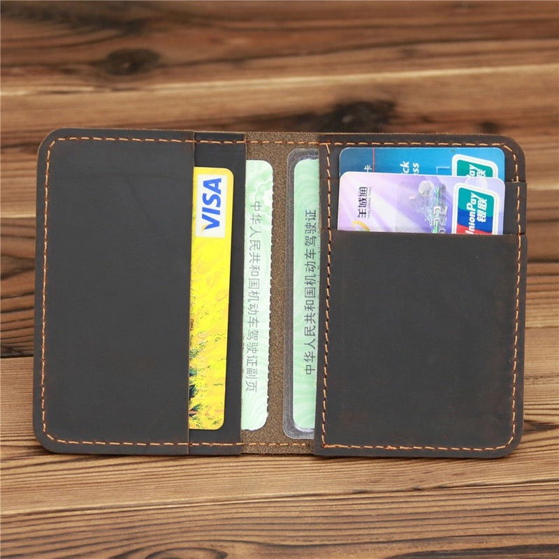 Genuine Leather Bifold Wallet