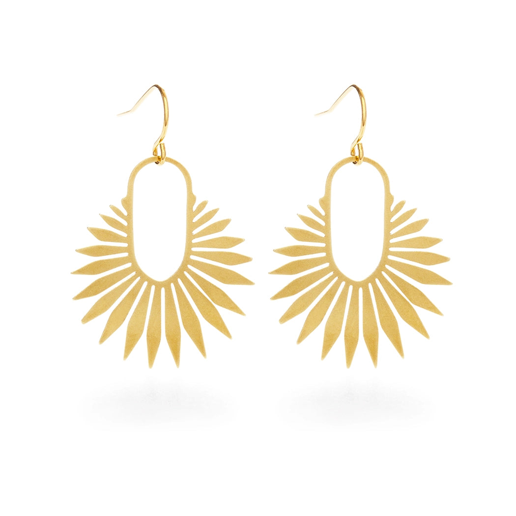 Small Dahlia Earrings