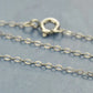 Sterling Silver Delicate Cable Chain