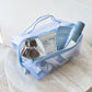 Jelly Cosmetic Bag - Carolina Blue