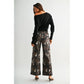 Camo Wide Leg Jogger
