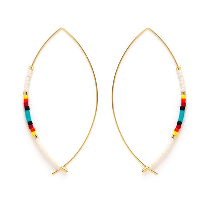 Beaded Marquise Threaders