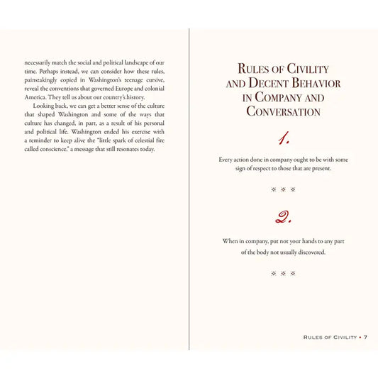 Rules of Civility Book