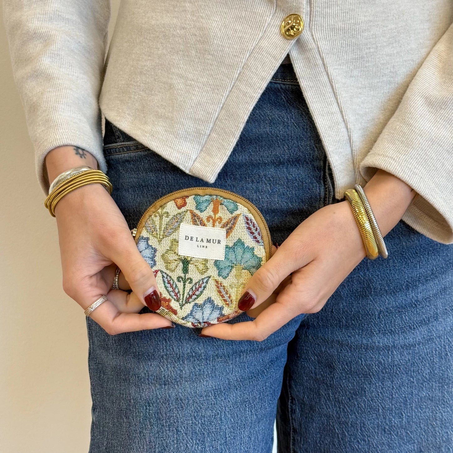 Flora Round Coin Purse