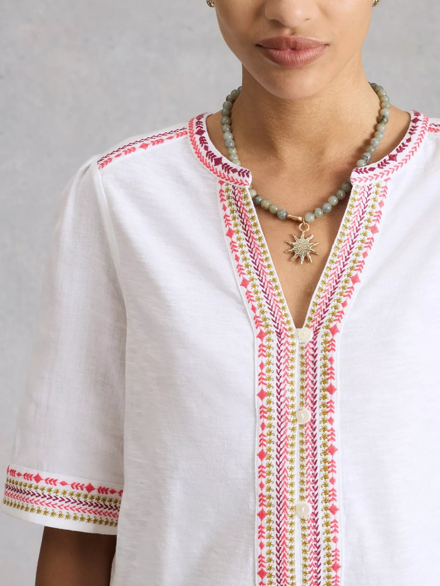 Lizzie Embroidered Top