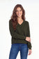 Open V-Neck Sweater