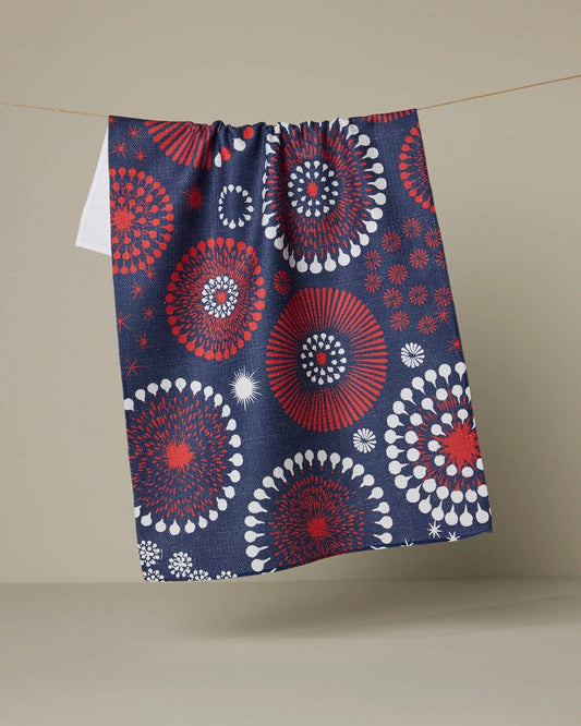 Blue Freedom Sparks Towel