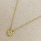 Cross Plate Scapular Necklace