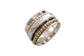 Clarity Sterling Silver Spinner Ring