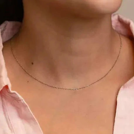 Sterling Silver Delicate Cable Chain