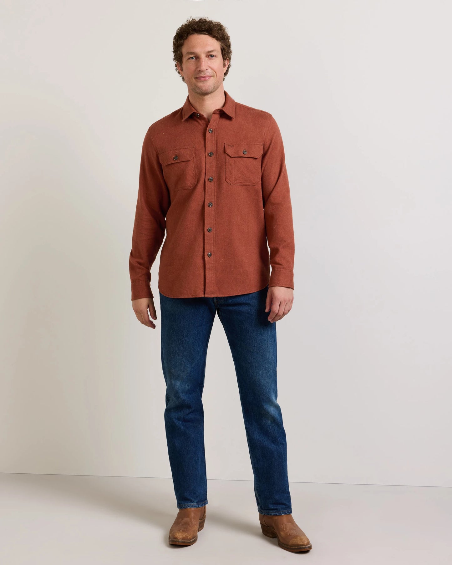 Burnside Flannel - Red Donegal