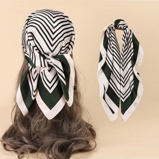 Striped Square Scarf