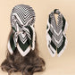 Striped Square Scarf