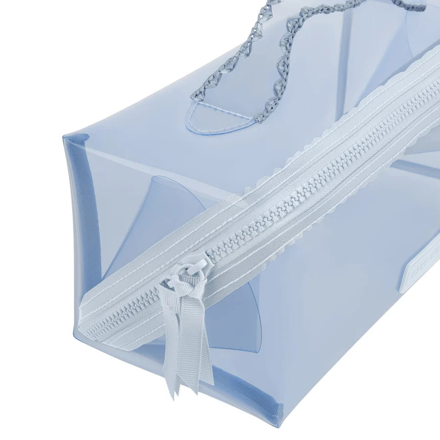 Jelly Cosmetic Bag - Carolina Blue