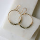 Pyrite Circle Hoops