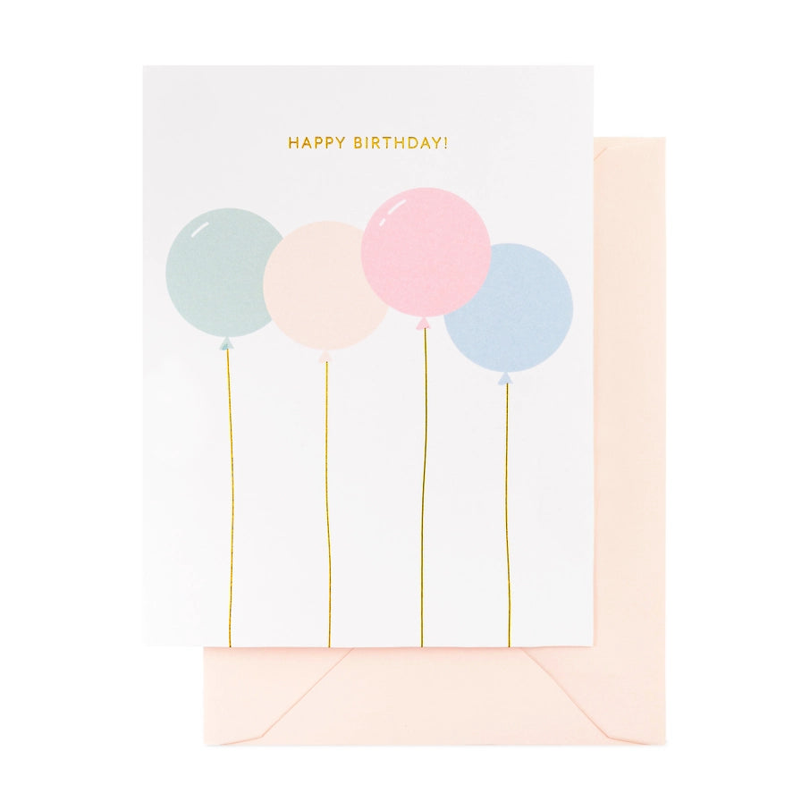 Birthday Balloons Card