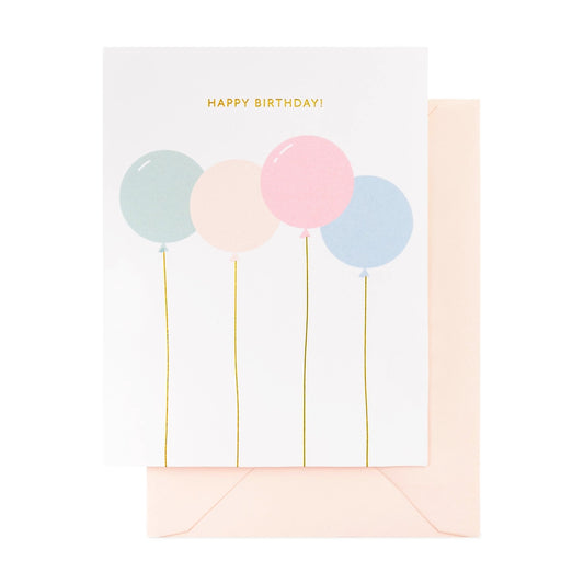 Birthday Balloons Card