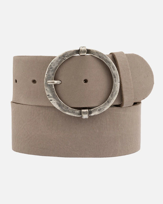 Vintage Buckle Leather Belt