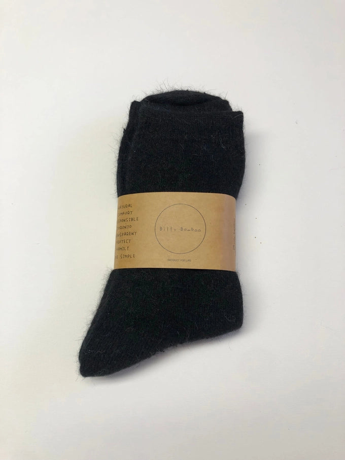 Fluffy Angora Socks