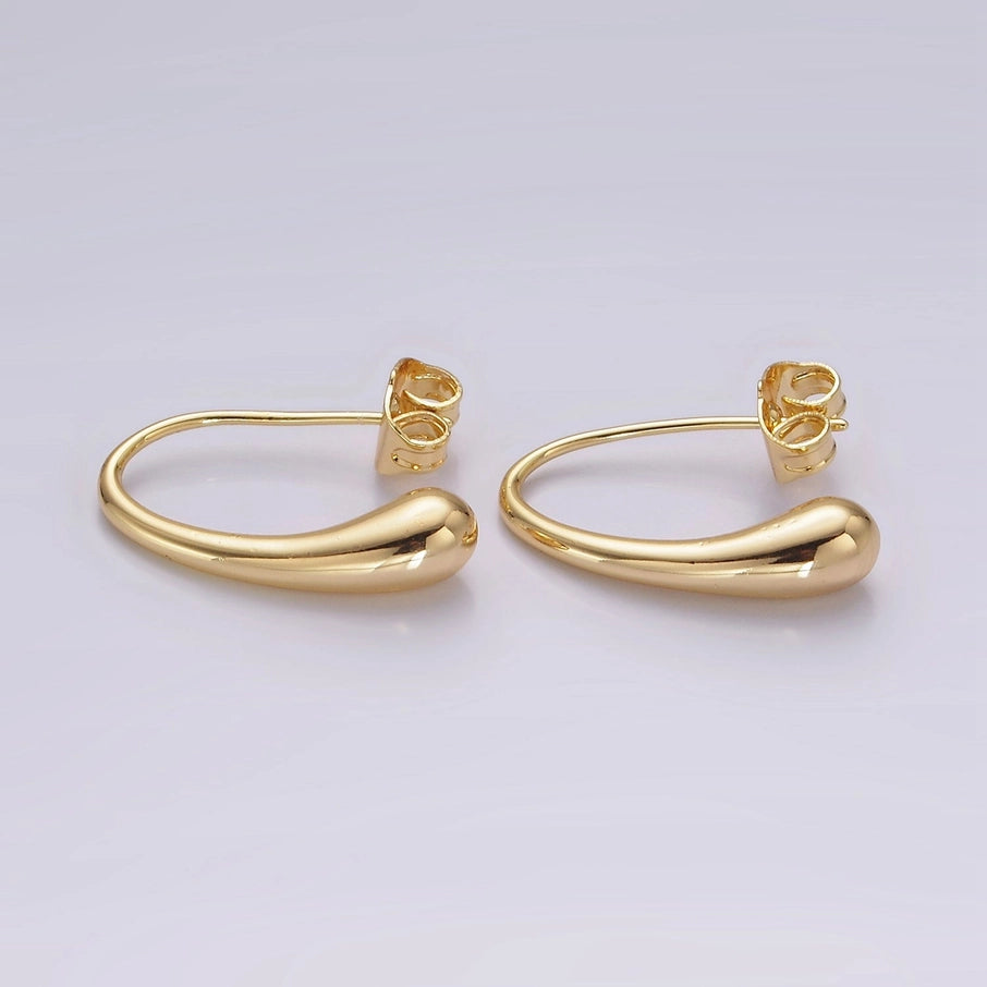 Molten Drop Hook Earrings