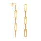 Paperclip Chain Earrings
