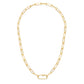 Carabiner Clasp Paperclip Chain Necklace