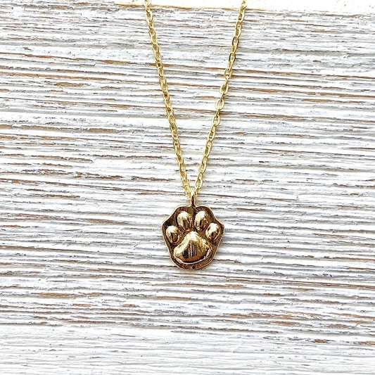 Paw Pendant Necklace
