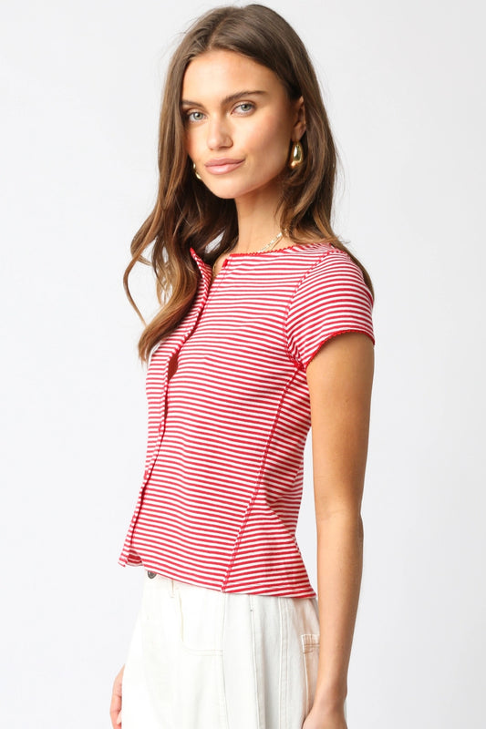 Tahni Striped Top