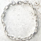 Matte Silver Chunky Necklace